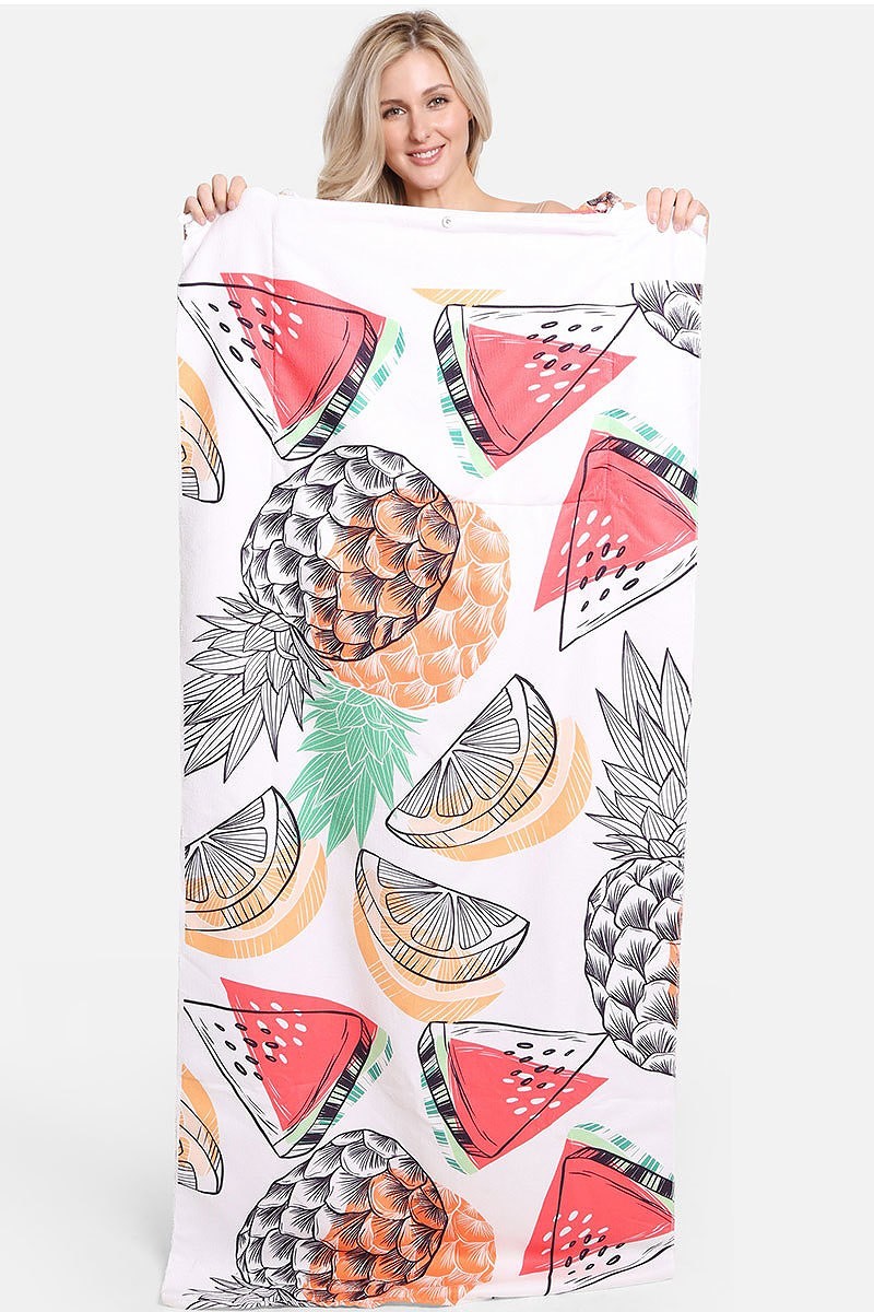 Fruits Beach Towel 2 in 1
