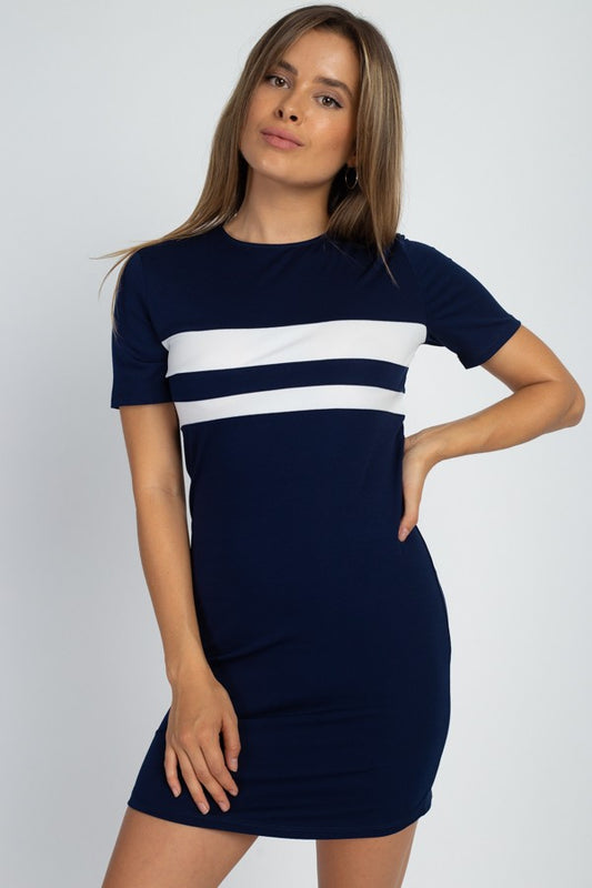 Navy mini Dress