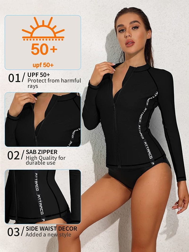 Rashguard Zipper Sun Shirt